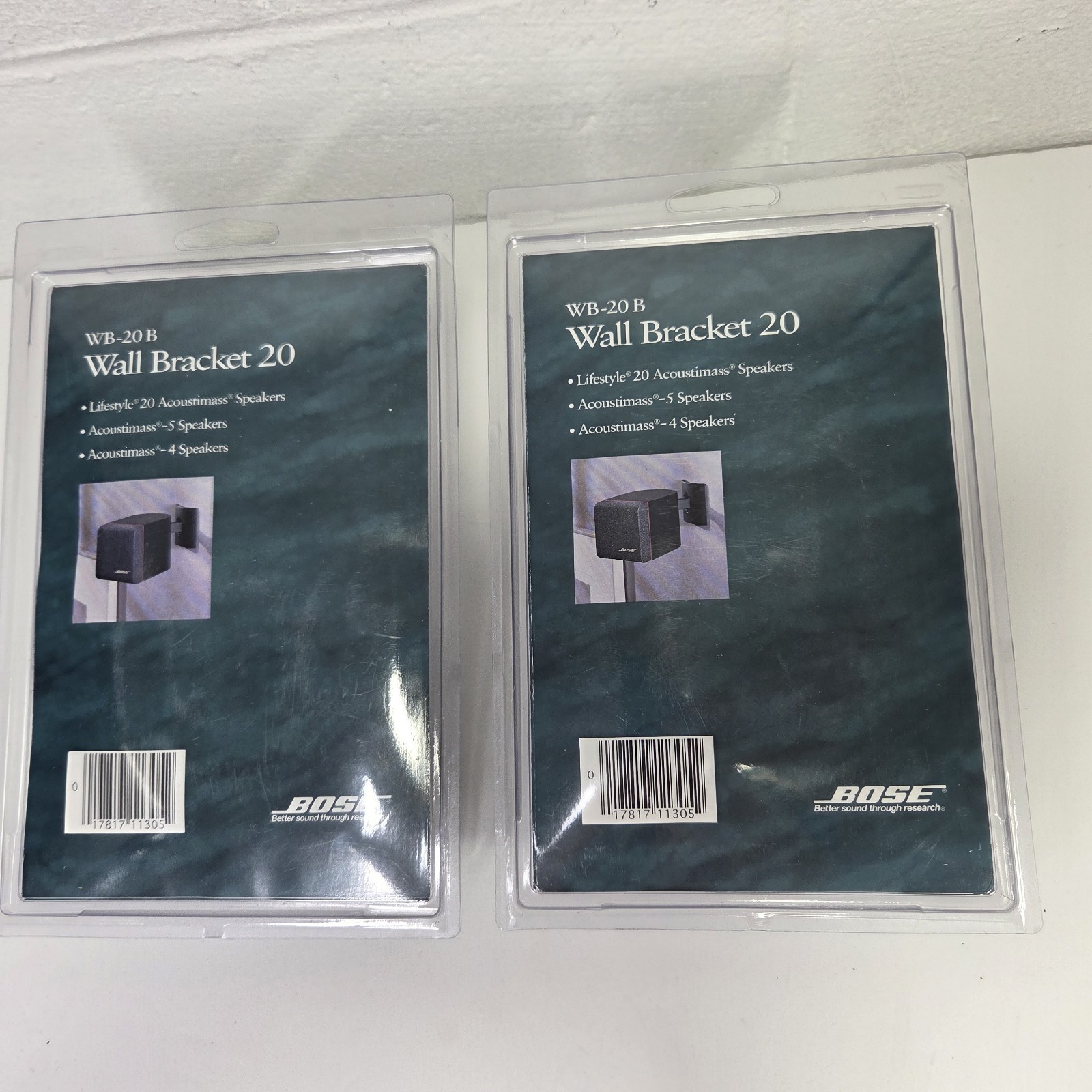 Bose UB‑20B Wall/Ceiling Speaker Mounts (2‑Pack) Genuine OEM New