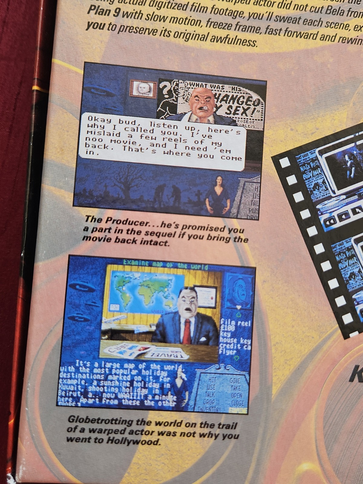 Plan 9 From Outer Space Floppy Discs PC Video Game Konami 1992 Vintage RARE!💻💿