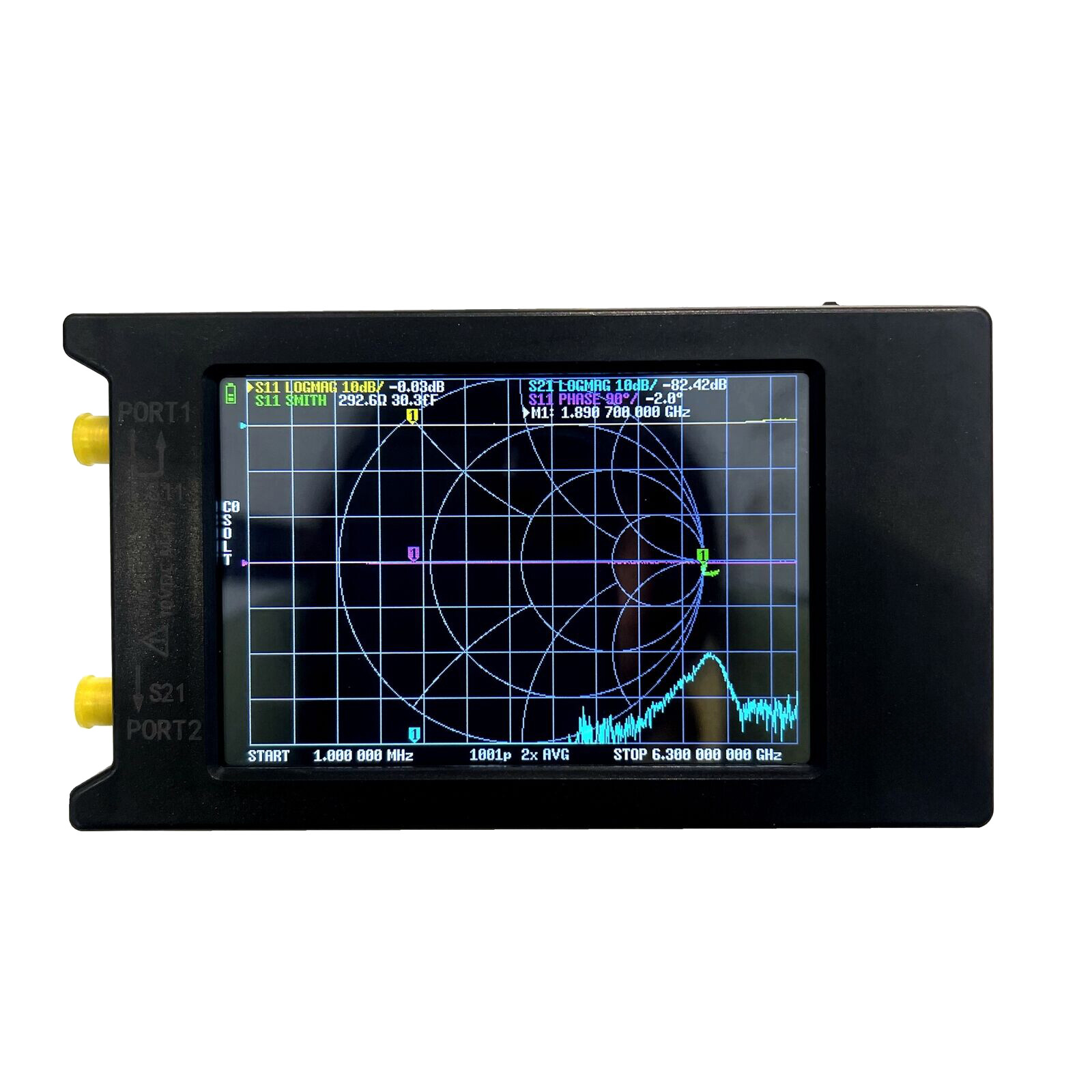 LiteVNA-64 4" VNA Analyzer Vector Network Analyzer Antenna Analyzer 50KHz-6.3GHz