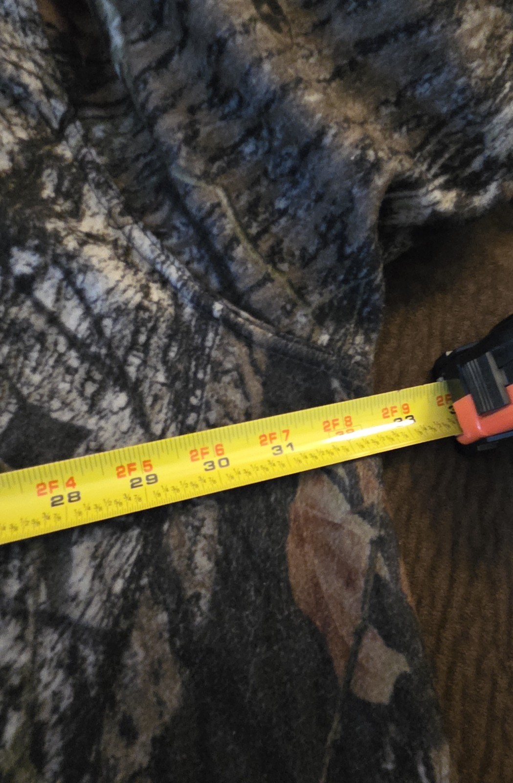 Gander Mountain Guide Series Fleece Quarter Button Camo Hunting Outdoors