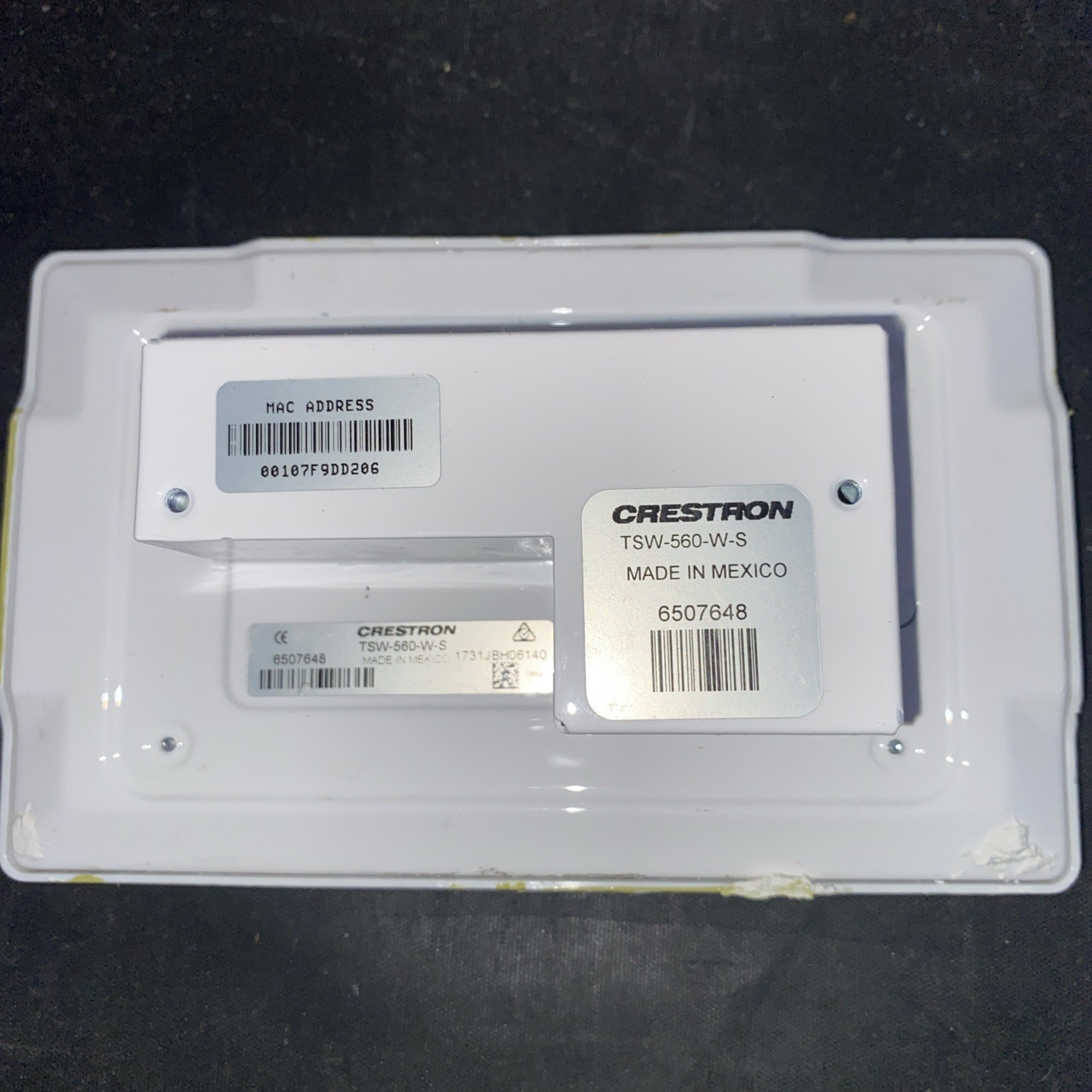 Crestron TSW-560-W-S 5 in. Touch Screen White