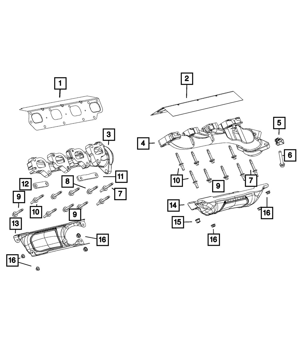 Genuine Mopar Double Ended Stud 06513453AA