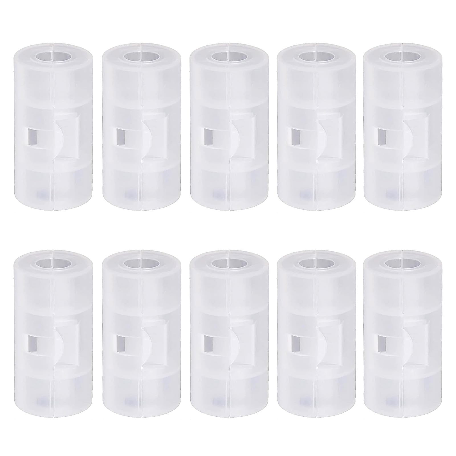 10pcs AA to C Size Battery Adapter Converter AA to Size C Battery Adapters Ca...