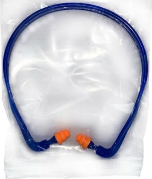 5 PACK SAFETY EAR PLUGS NECK BAND GUN SHOOTING RANGE NOISE PROTECTION U BAND
