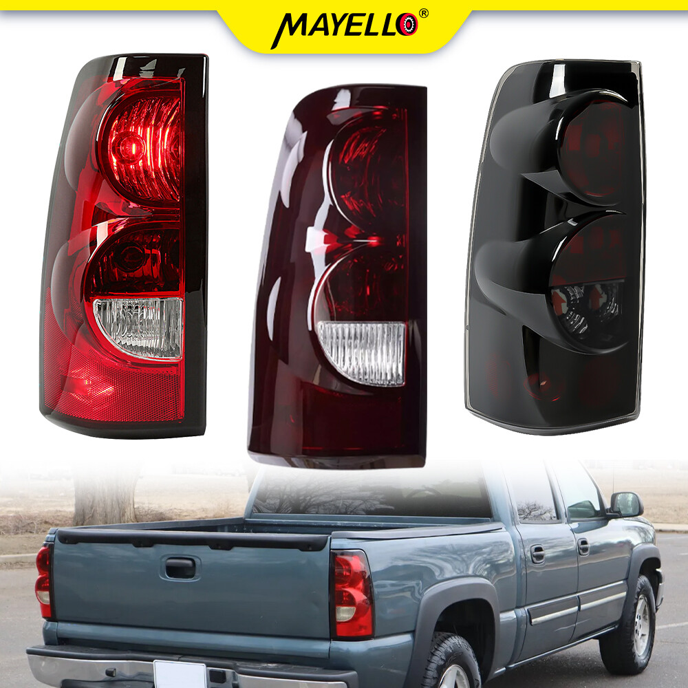 Pair For 1999-2006 Chevy Silverado 1500 99-06 GMC Sierra Tail Lights Brake Lamps