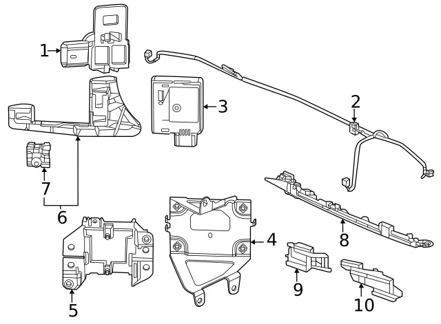 Genuine Honda Blind Spot Detection System Warning Sensor 8S411-3A0-A21