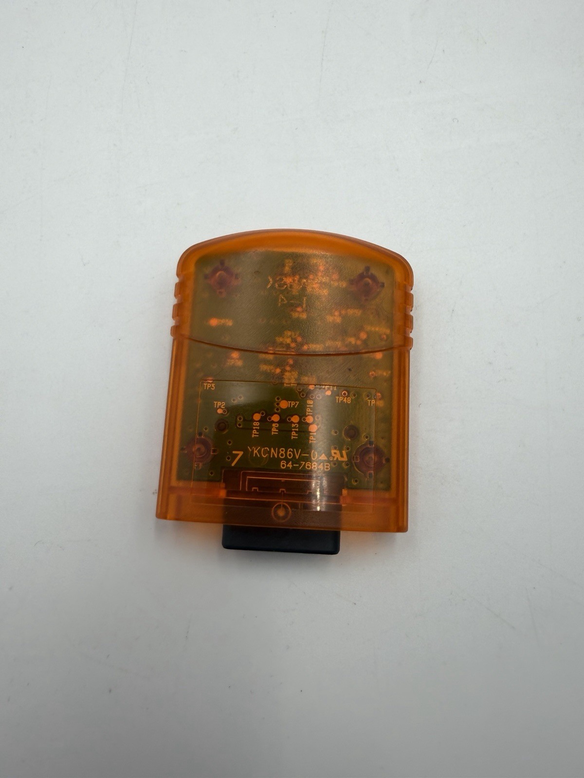 Original Xbox Live Beta Tester Translucent Orange Memory Unit X08-25319