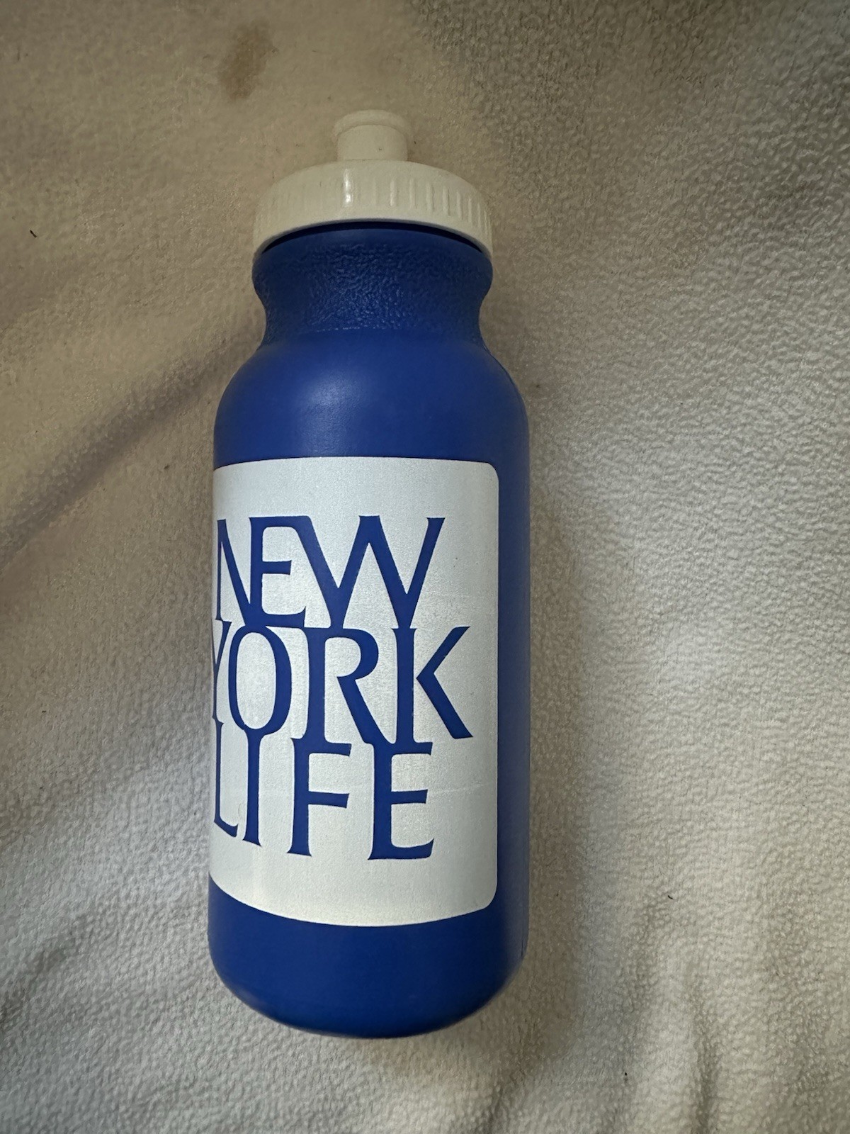 New York Life 32oz Promotional Sports Water Bottle Logo EUC
