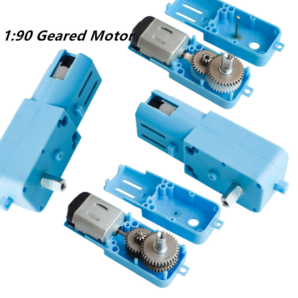 1:90 Geared Motor TT Roboter Smart Auto Chassis Anti Interferenz 3V-6V 110RPM