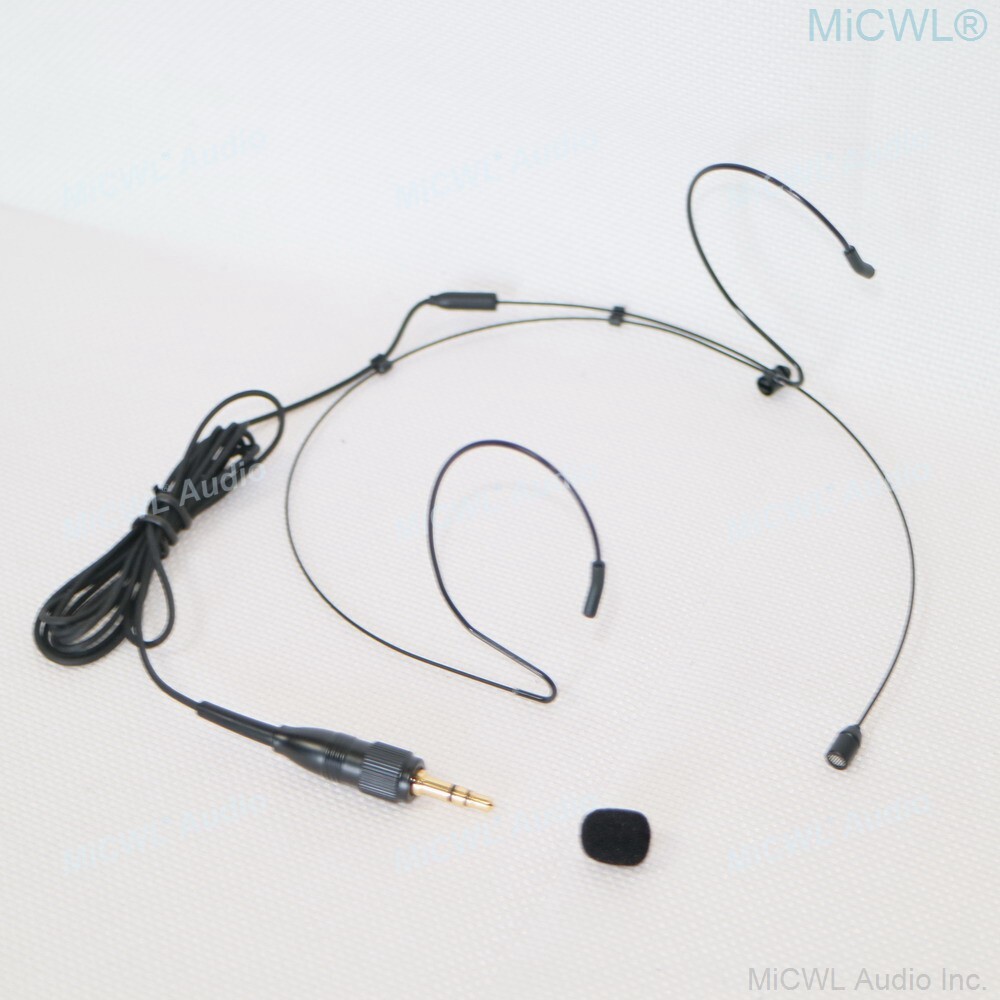 Headworn Head Headset Microphone for Sony UTX B03 URX UWP BeltPack Transmitter