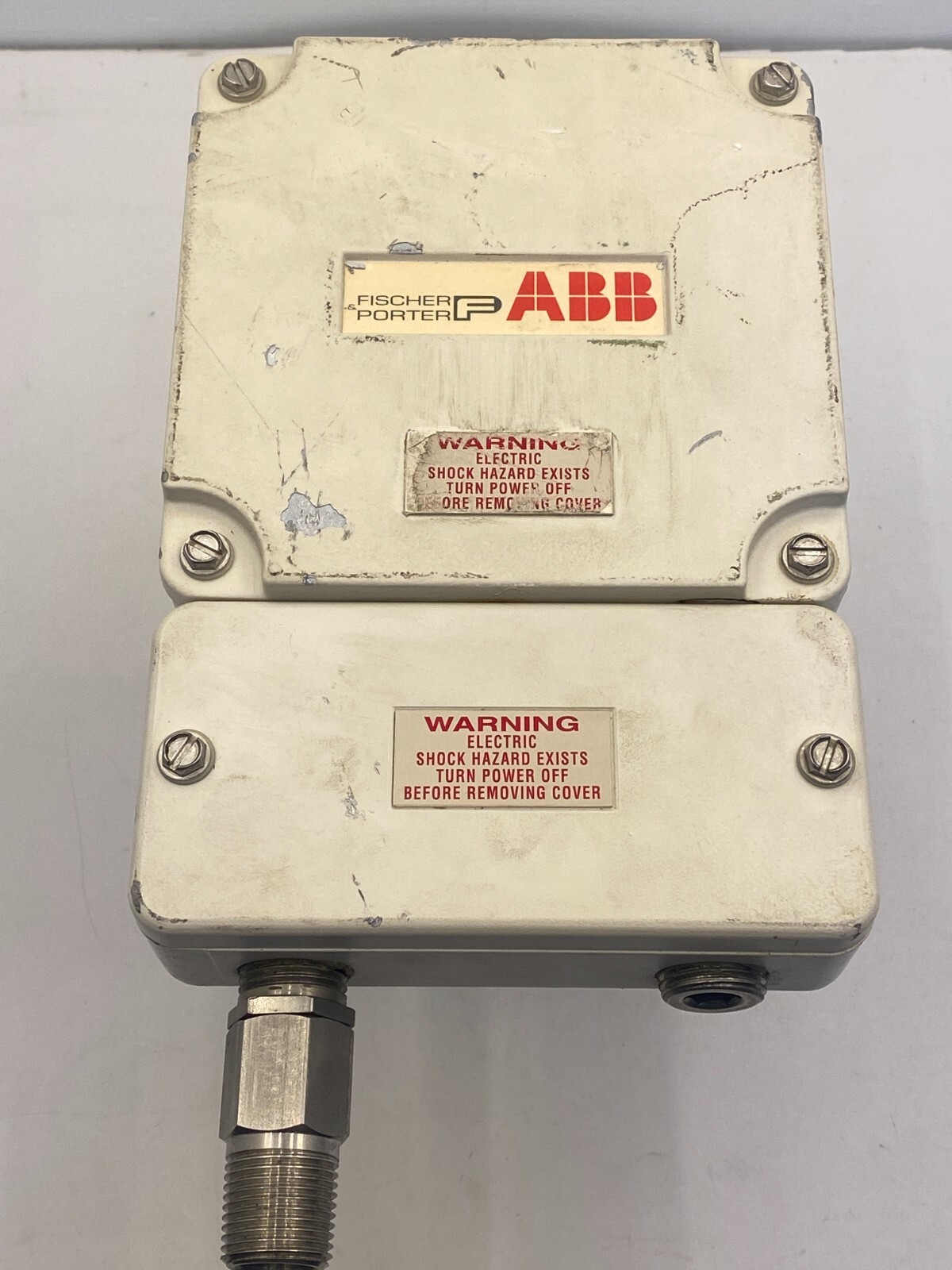 ABB FISCHER PORTER 100D1476SH11PM9KY13A1112D2 MAGNETIC FLOW METER 161GPM USED