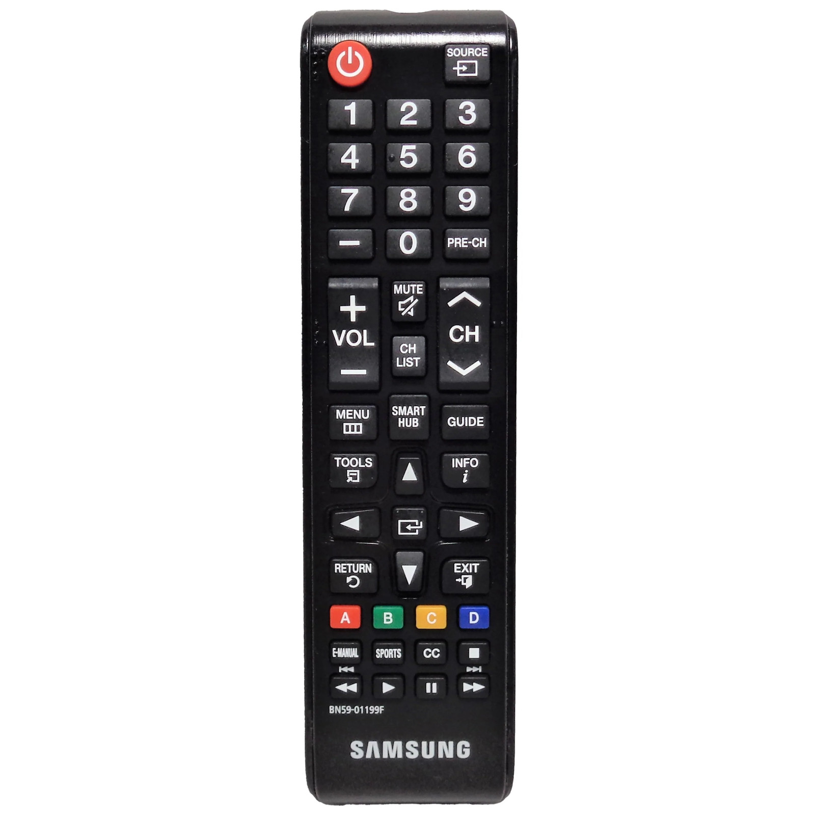Samsung BN59-01199F Factory Original TV Remote UN32J525DAFXZA, UN40J5200AFXZA