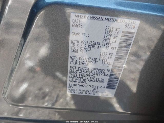 QX60 2018 Glove Box 4987578