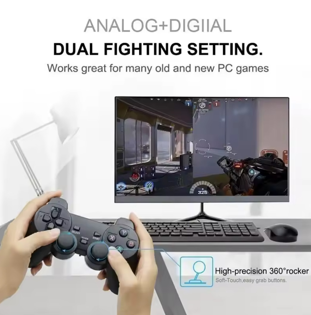2.4GHz Wireless Gamepad for Game Controller - USB Joystick for PC, Android TV
