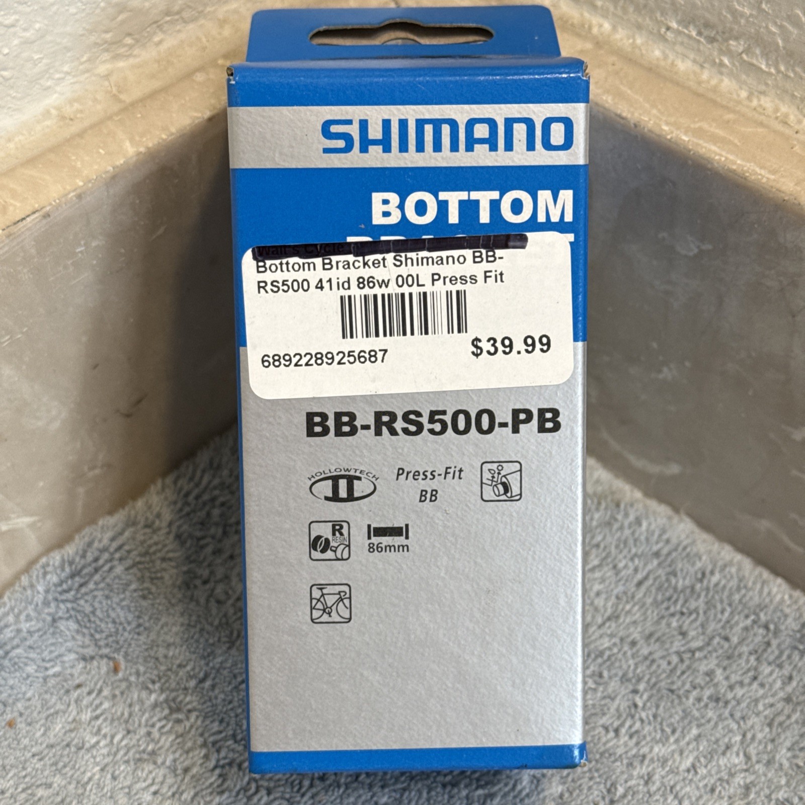 Shimano BB-RS500 Hollowtech II Press-Fit Bottom Bracket [caw]