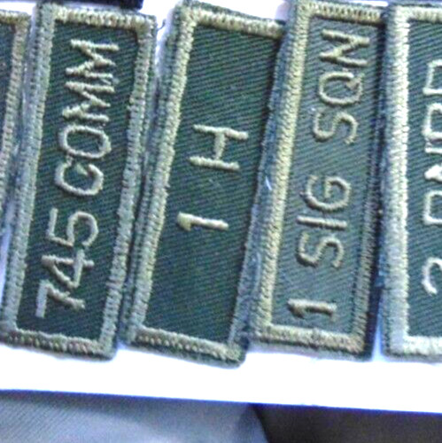 1 ONLY CANADA Armed Forces 745 COMM Communications Brigade combat shoulder title