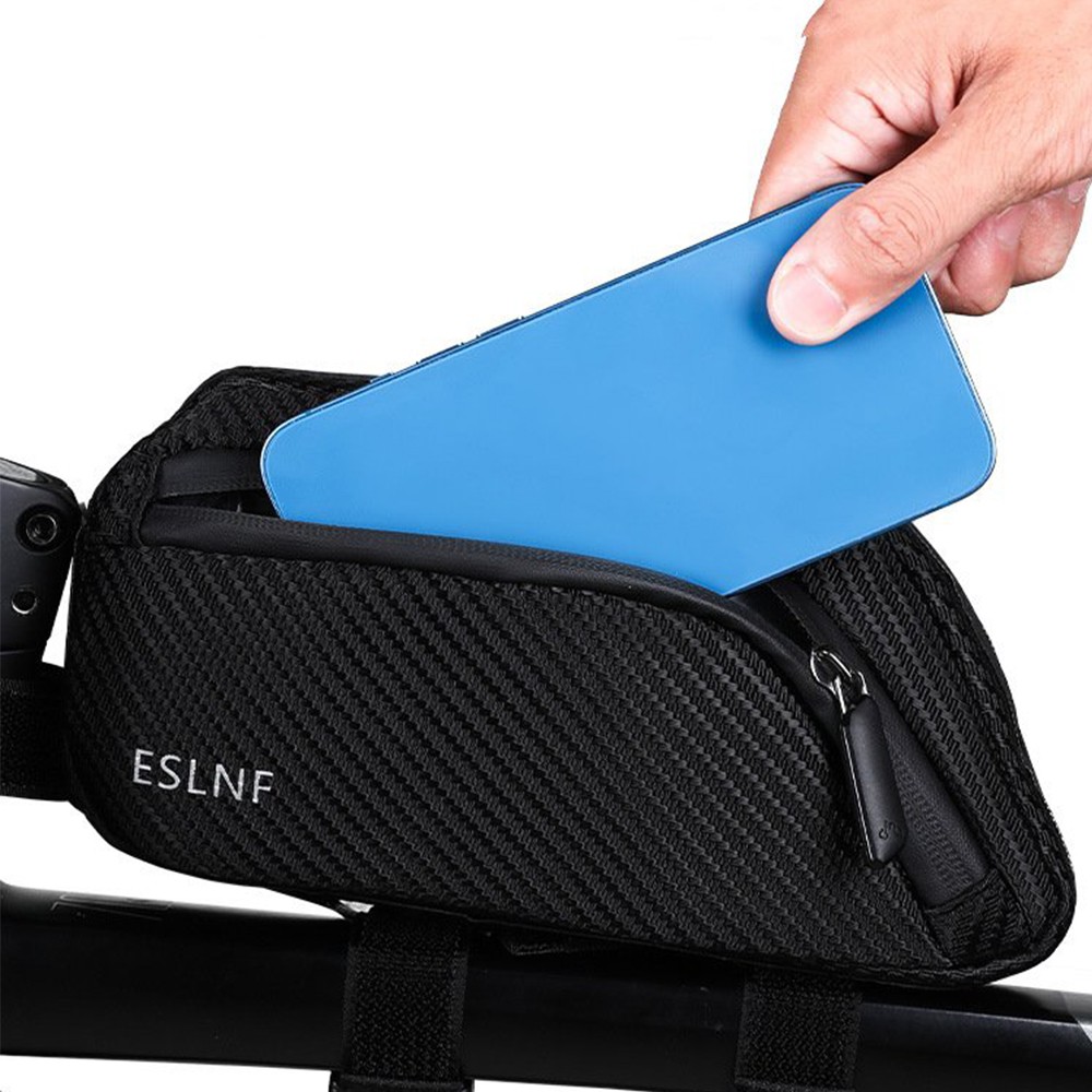 MTB Road Bike Bicycle Front Beam Bag EVA Top Tube Frame Pouch Cycling Waterproof
