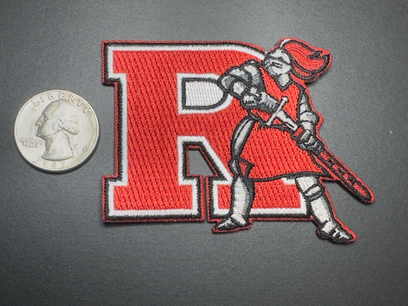 Rutgers University Scarlet Knights Embroidered Iron On Patch