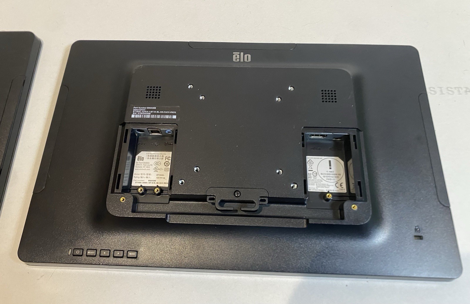 Elo Touch Solutions Custom 1502L Target NC/NR E820288 ET1502L 2 Monitors READ