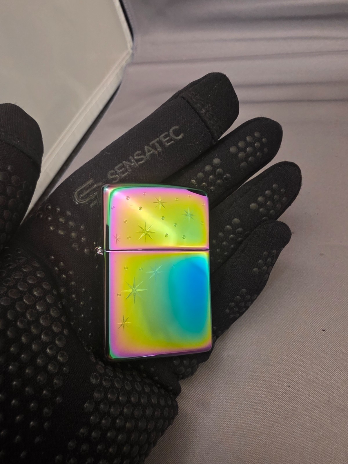 Zippo lighter- 2004 20621 Starry Night, Spectrum polished finish- NIB