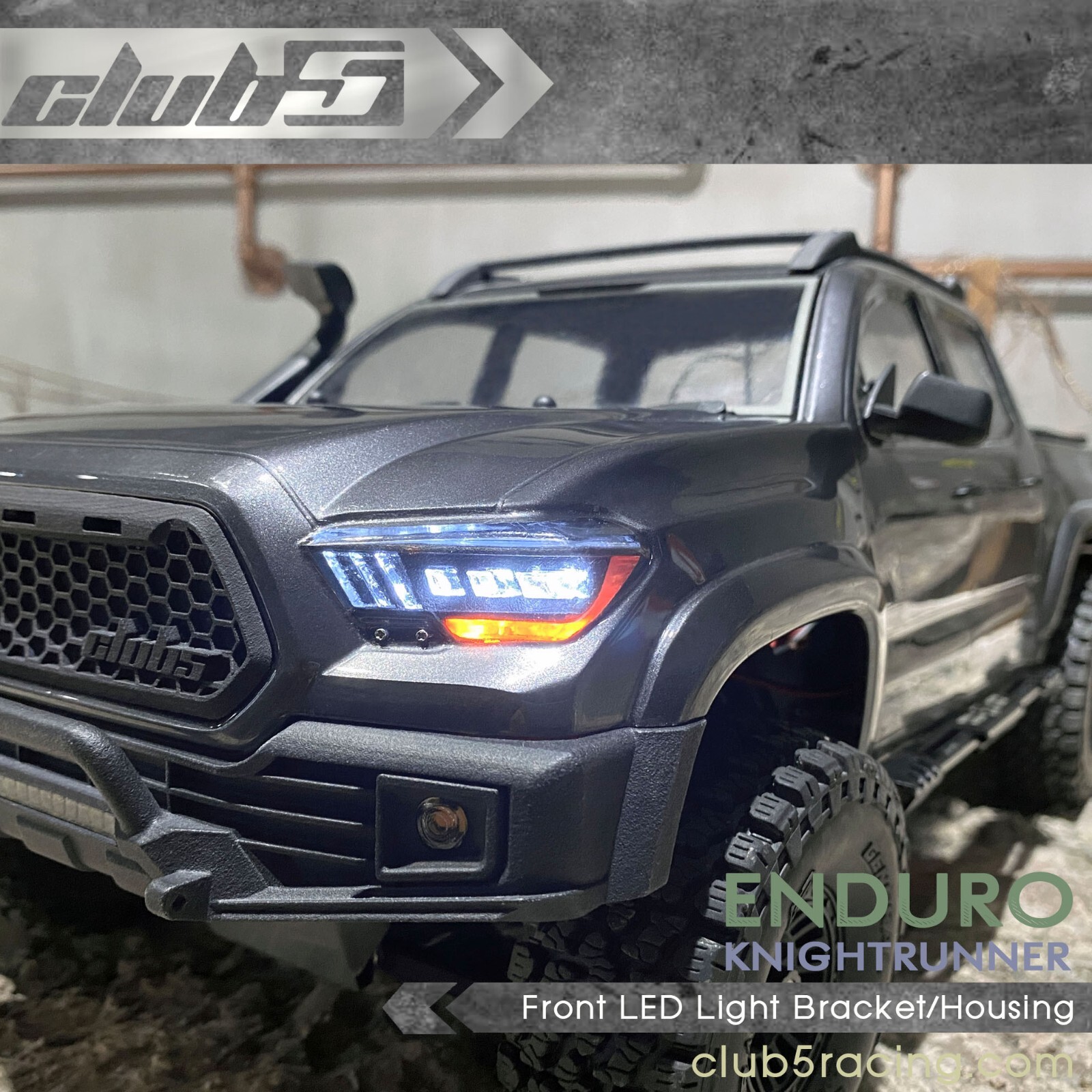 Front LED Light Bracket/Housing for Element Knightrunner
