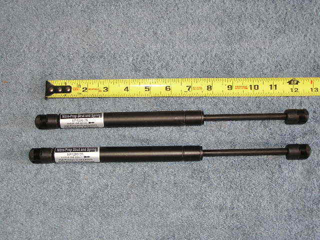 2ea 12 " 20# Nitro Prop Strut Heavy Duty Tool Toy Truck Shop Job Box Lift Rod HD