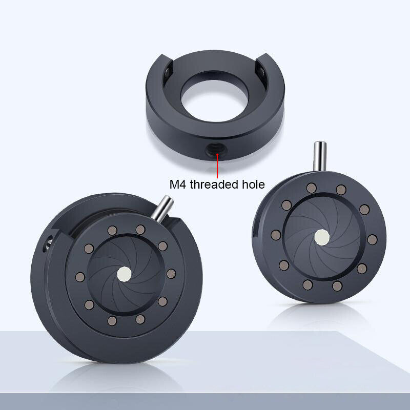 1-12mmMechanical Iris Adjustable Aperture Microscope Camera Module M4 Thread