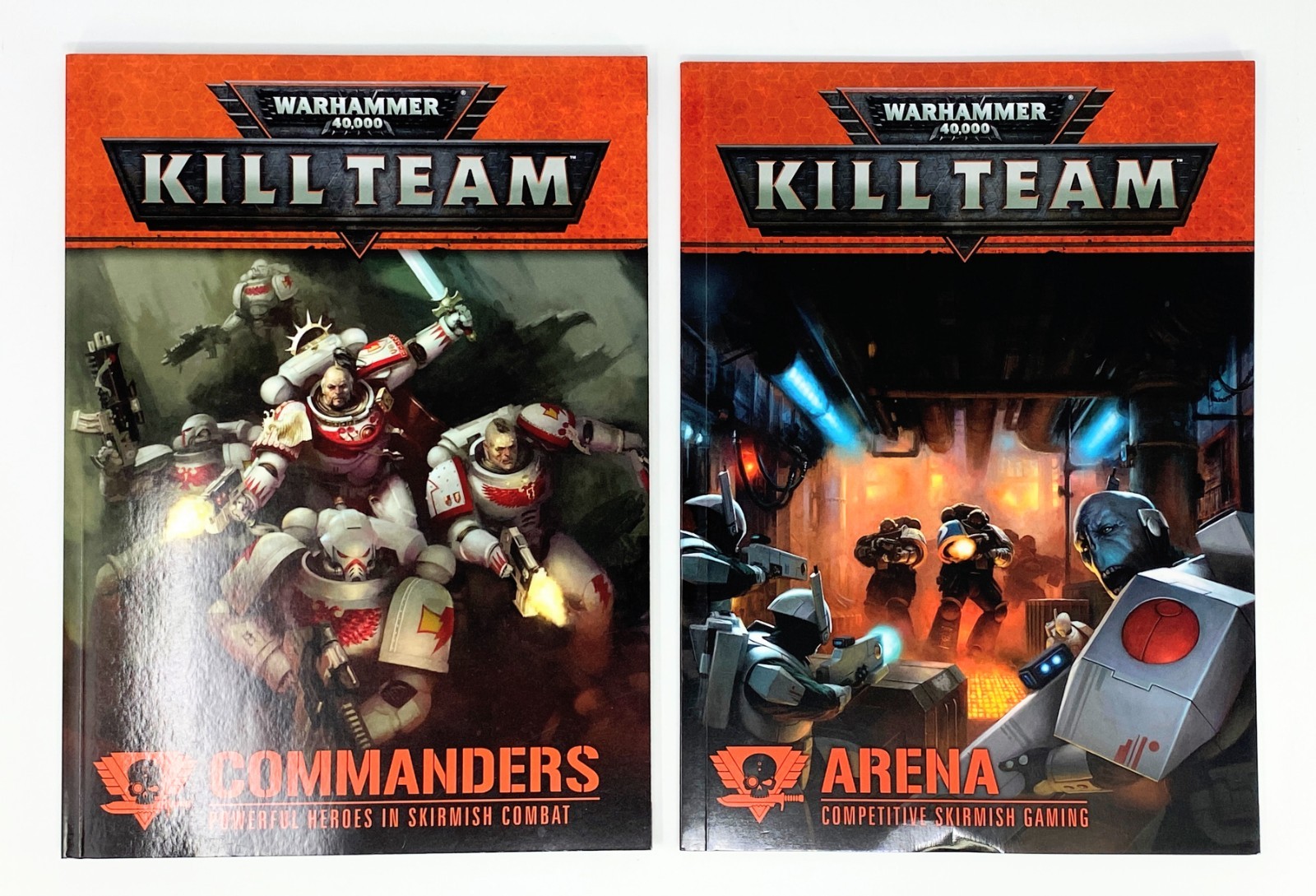 Warhammer 40k: Kill Team - Commanders + Arena Rulebooks VG Condition GW