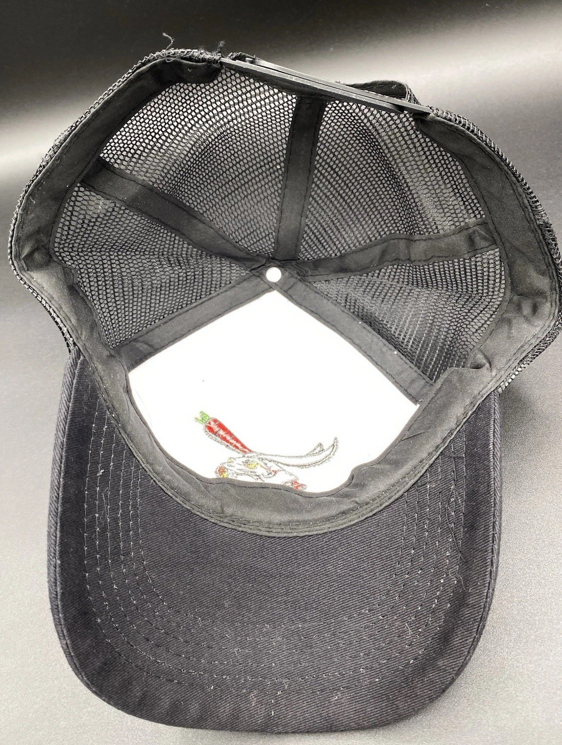 Kokomo Jackrabbits Embroidered Logo White/Black Mesh Hat Cap Snapback