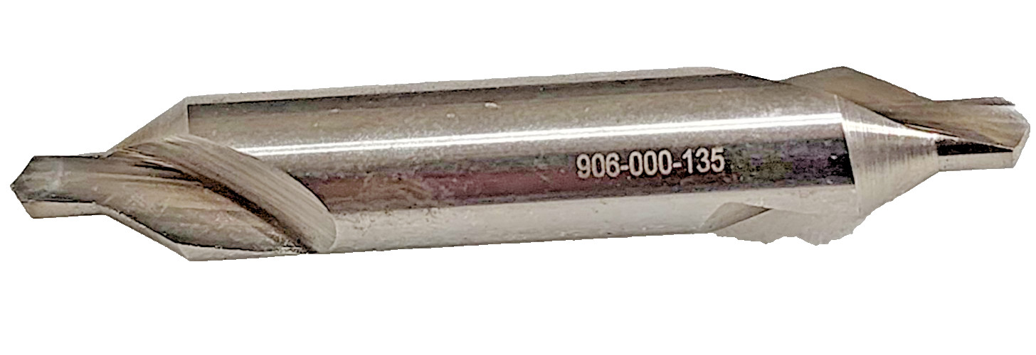 KEO 906-000-135, #6 Combo Drill/Countersink 60°Angle, 1/2" Body Dia, 7/32" Point