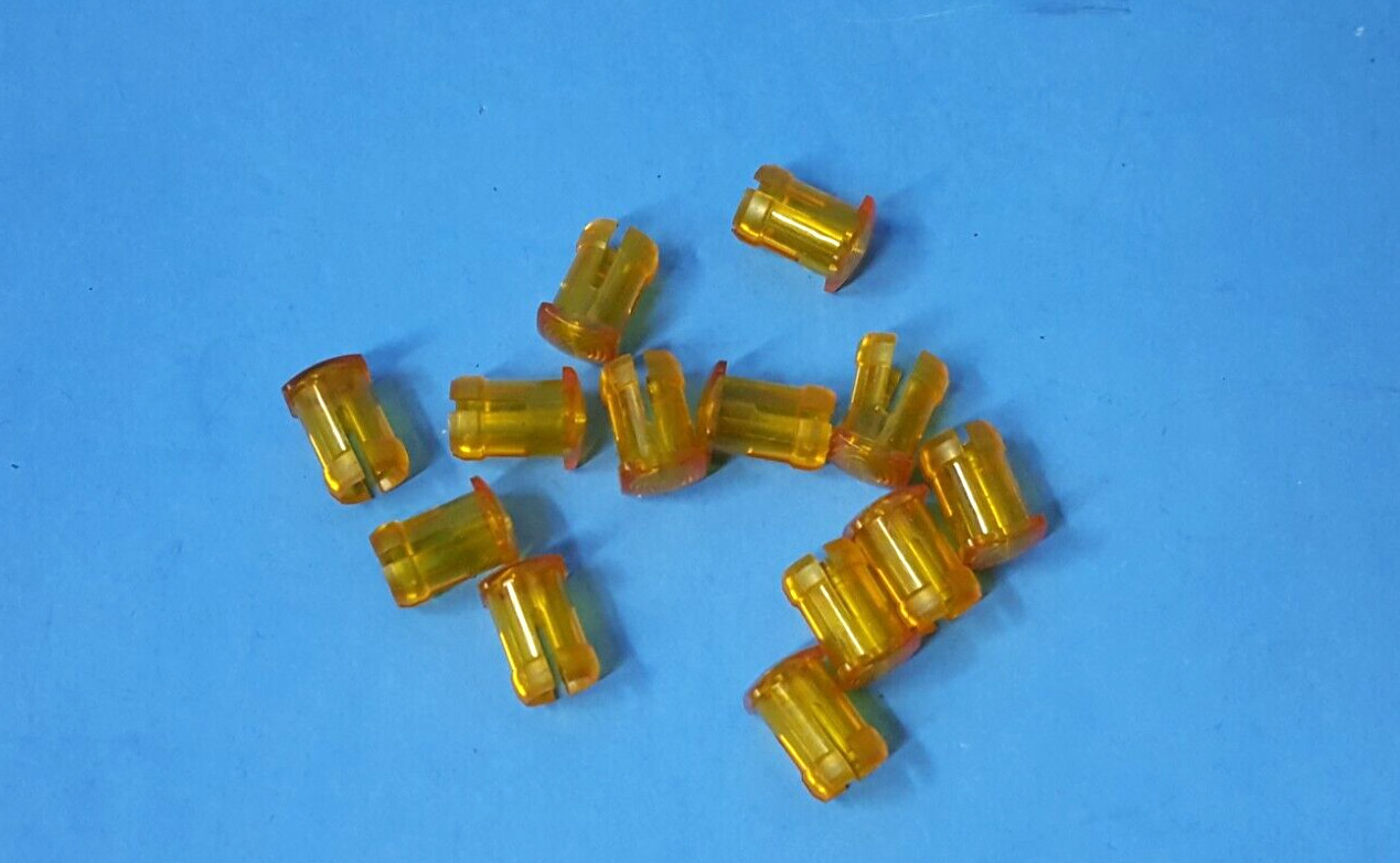 10 PCS- LED LENS 5MM, SQ3-400ATP, AMBER