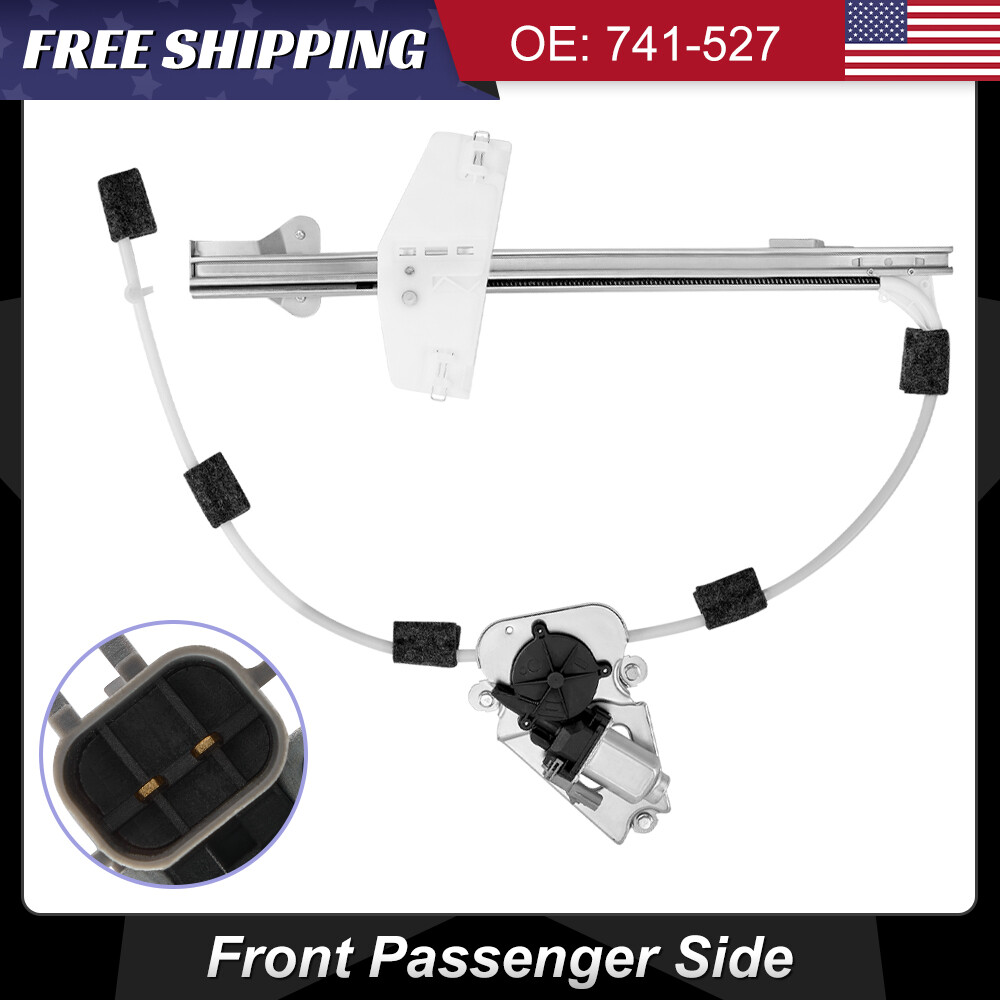 Power Window Regulator For 02-06 Jeep Liberty Front Right Passenger Side w/Motor