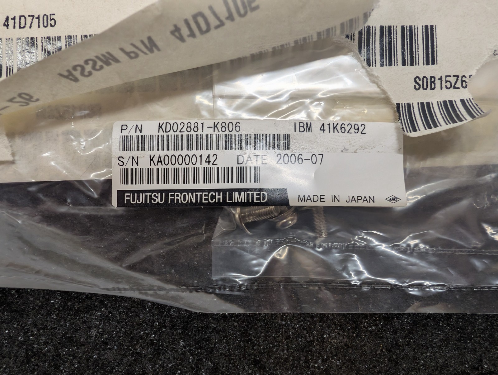 New, Fujitsu, KD02881-K806, FRU SCRAPER KIT (41D7105)