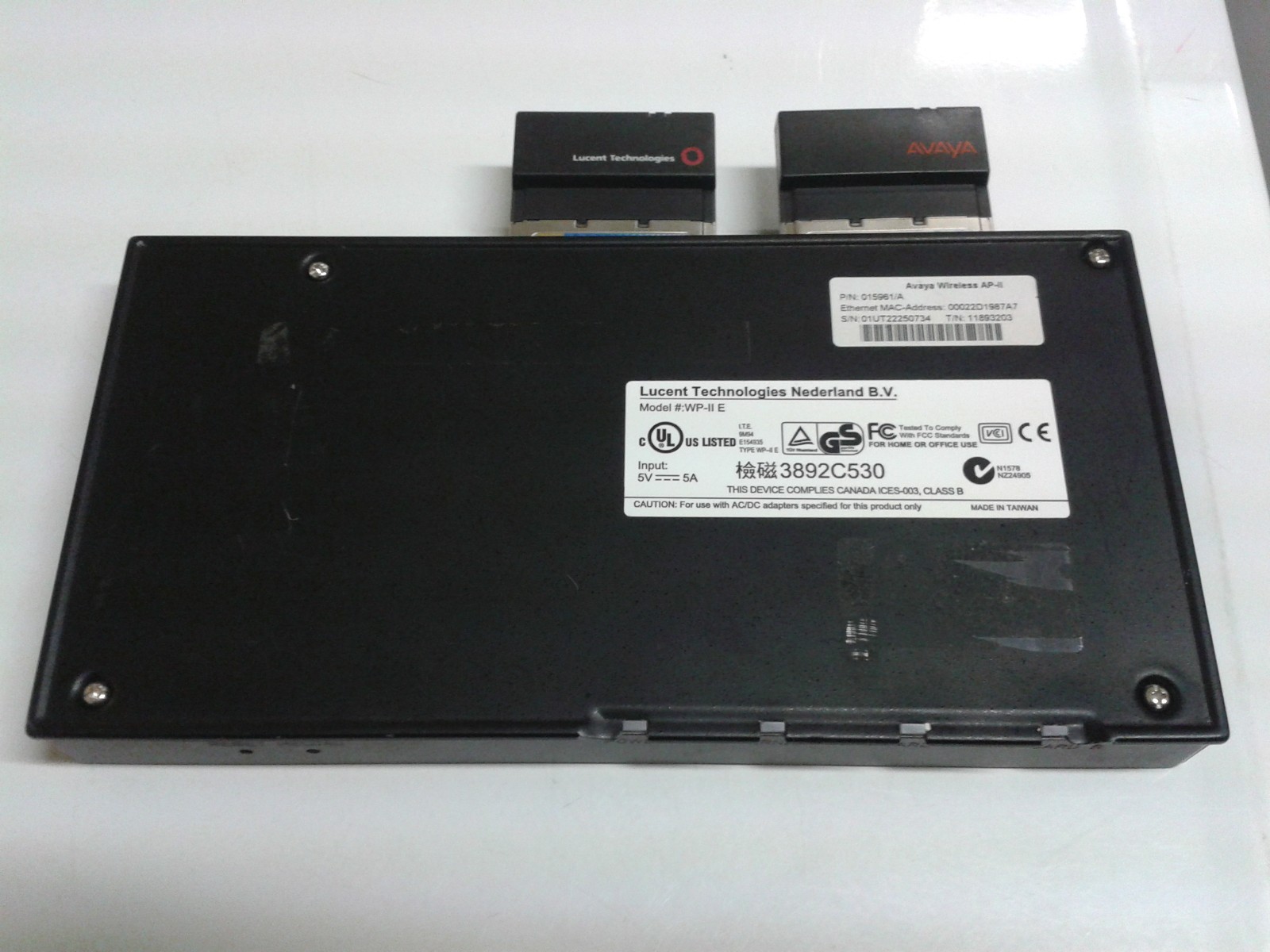 Set -Lucent Wireless Access Point WP-IIE & ORiNOCO AE Splitter +2WiFi cards USED
