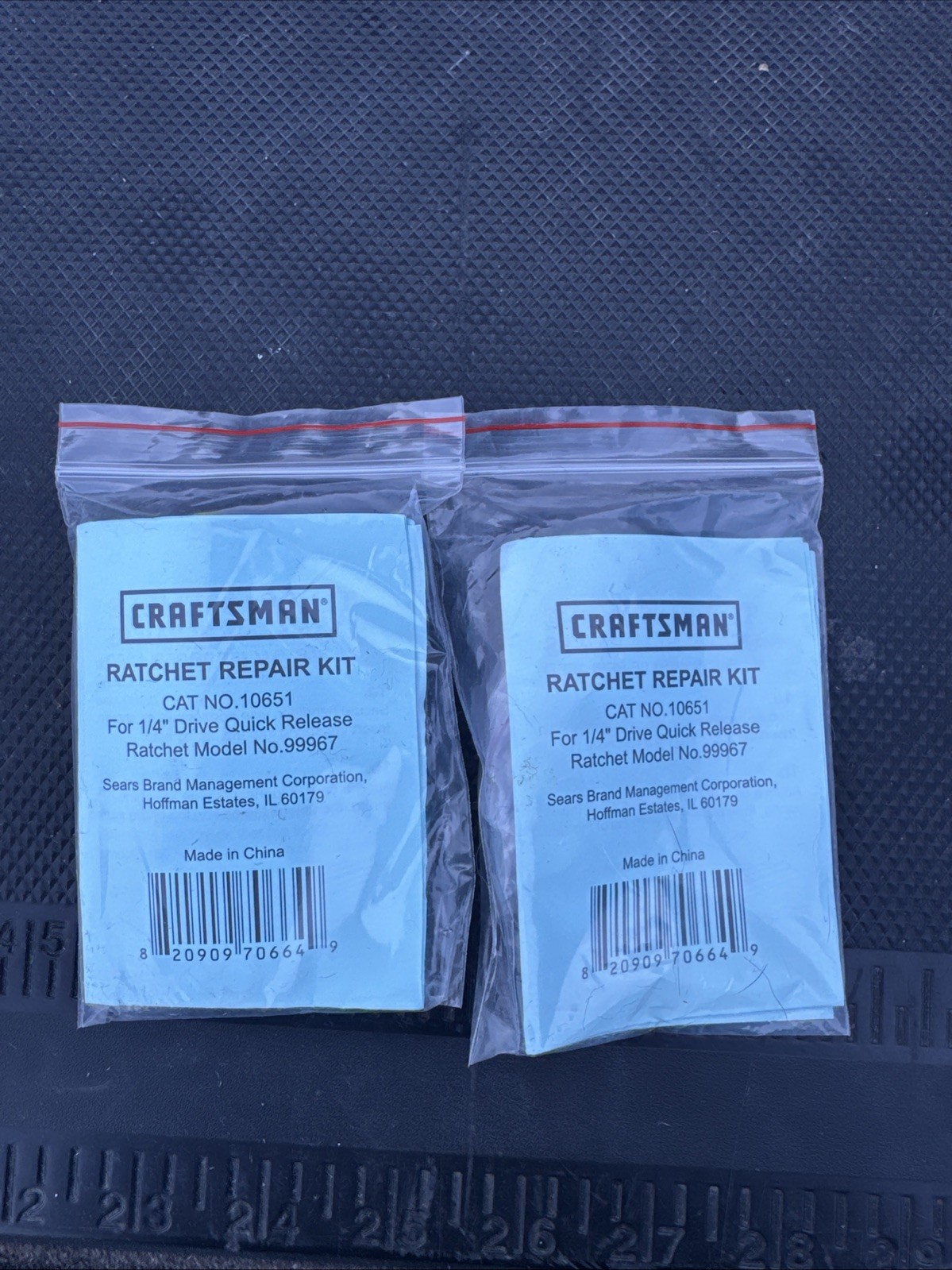 (2) NEW Craftsman 1/4" Ratchet Repair Kit 10651 for Quick Release Ratchet 99967