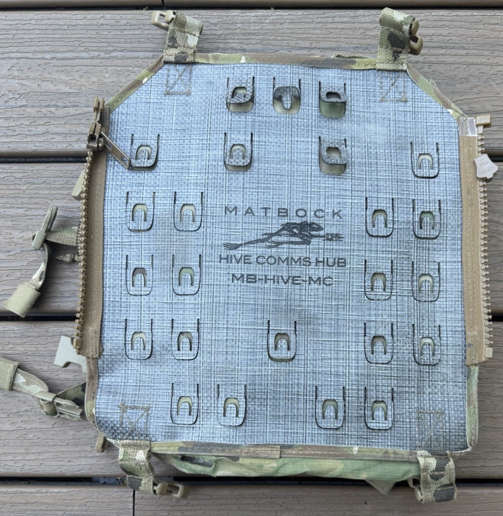 Matbock Hive Comms Pack Multicam Heavily Used NSW SOF SPECIAL TACTICS JTAC Kit