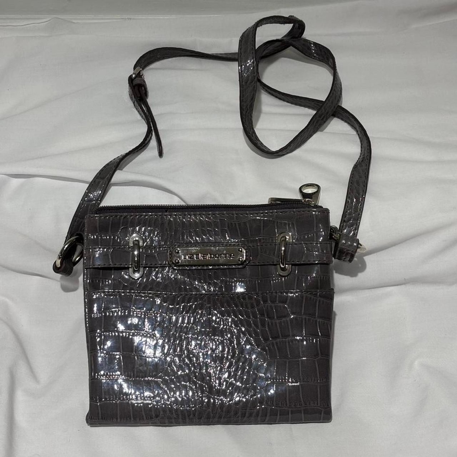 Liz-claiborne Women's Grey and Brown Bag