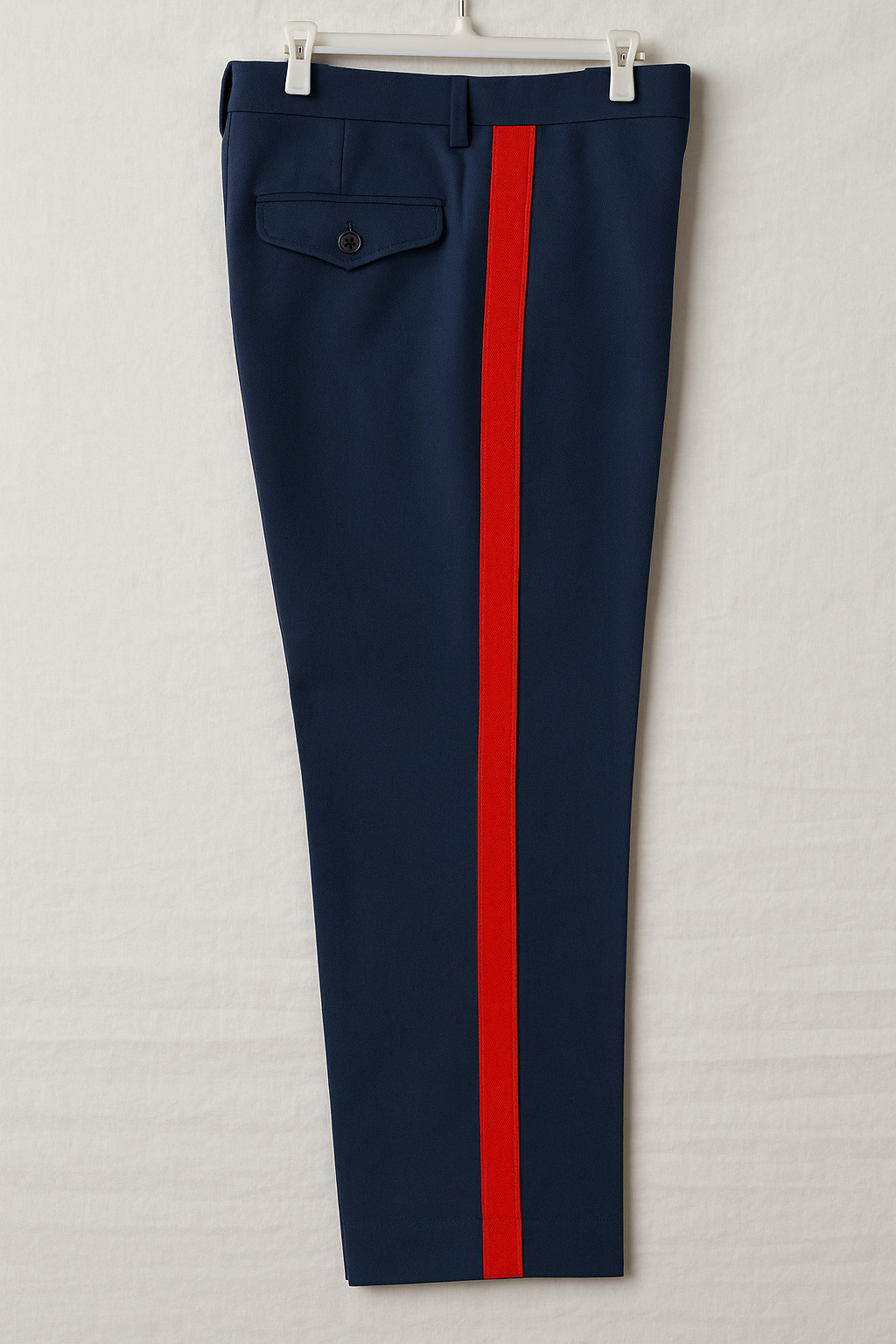 USMC Marine Corps Dress Blues Officer Pants Trousers Size 36 L Poly Wool Blend