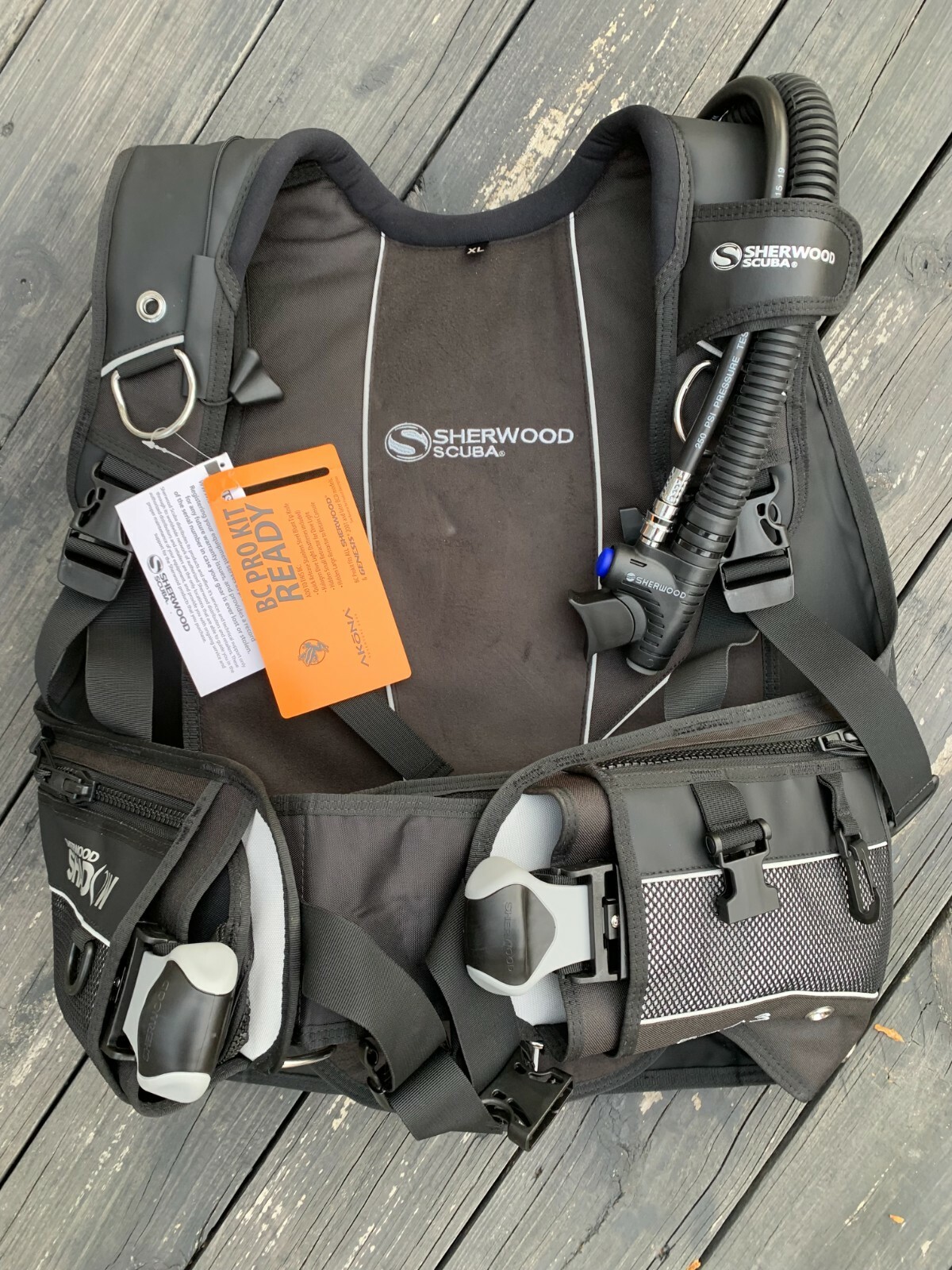 Sherwood Shadow Hybrid Scuba Diving BCD, Large