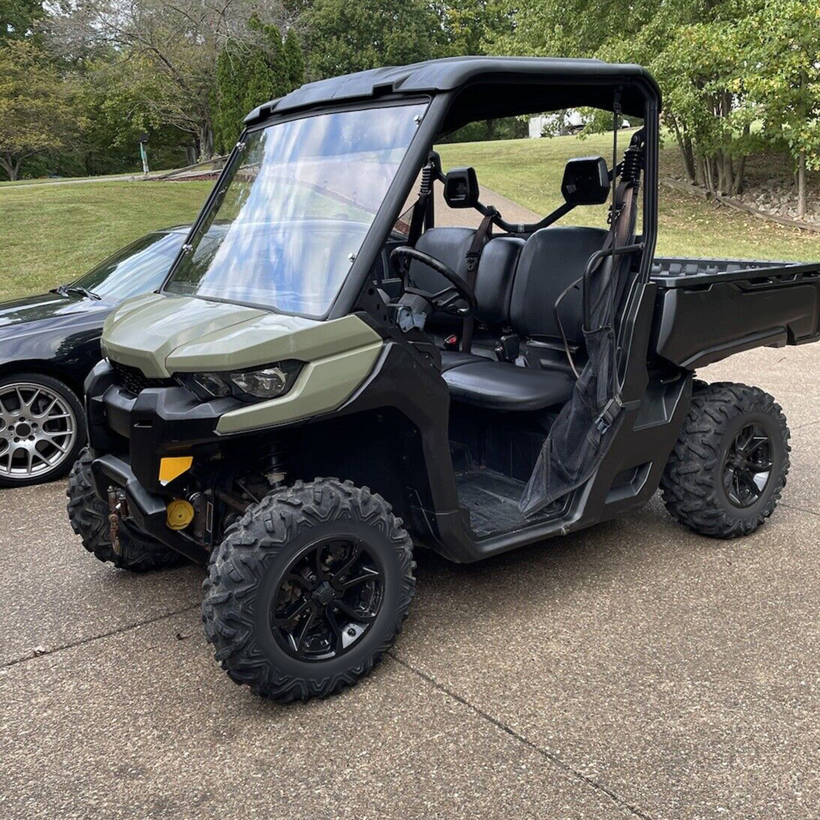 KOJEM Clear Full Front Full Windshield For Can am DEFENDER (2016+) HD5 HD8 HD10