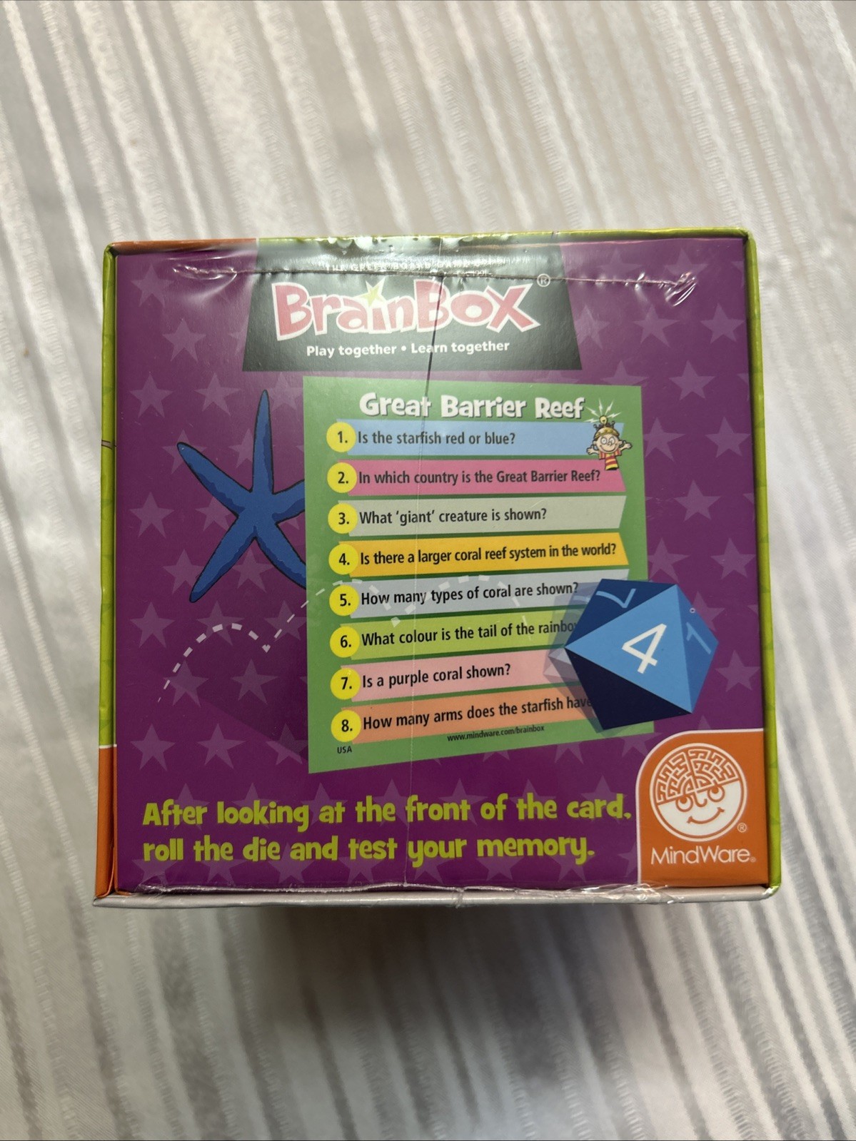 Brainbox Science and Nature MindWare Observation and Memory New Sealed