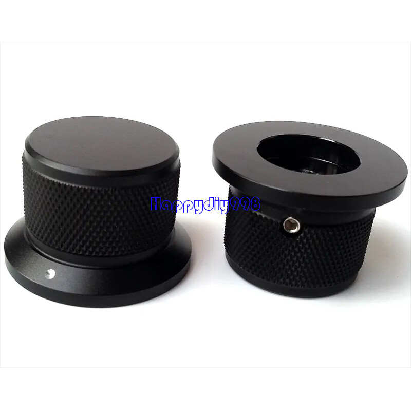 38X30X25mm Black Color Aluminum volume potentiometer Knob for Guitar Amp