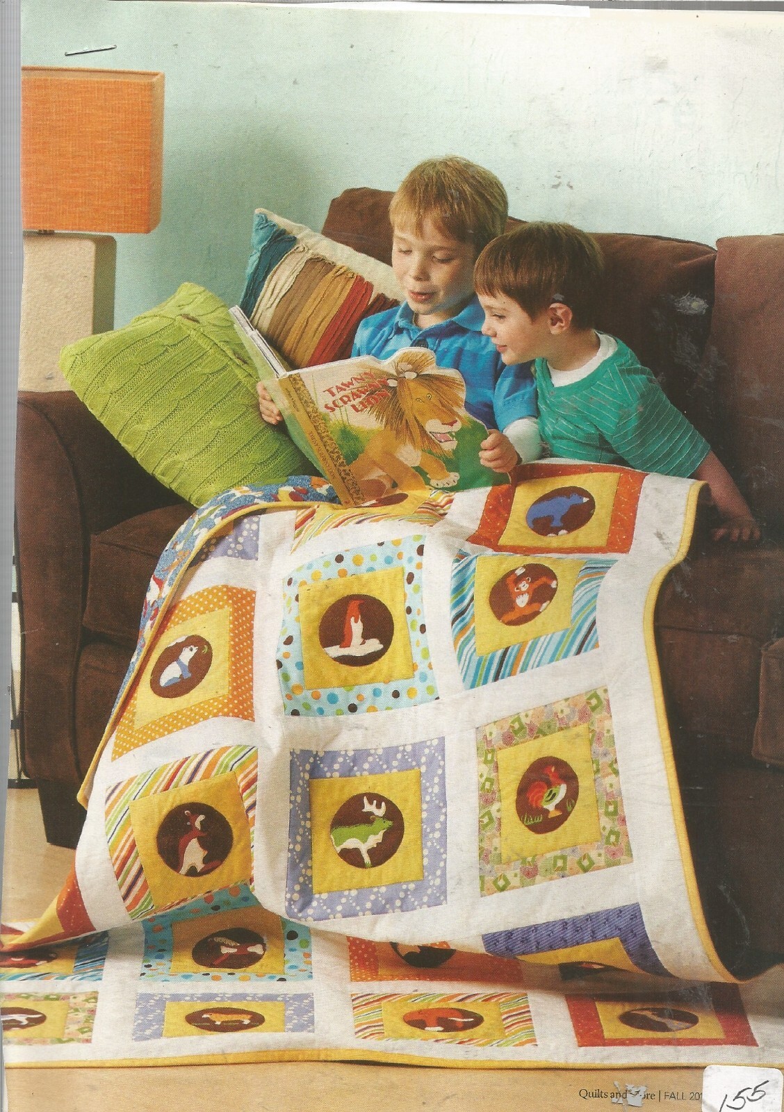 C0392  PEEK-A-ZOO  QUILT PATTERN/INSTRUCTIONS