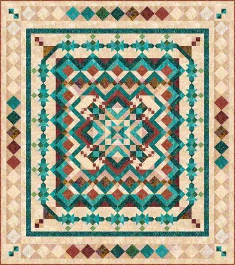 Copper Mountain Quilt Pattern - printed to order with permission from Wilmington