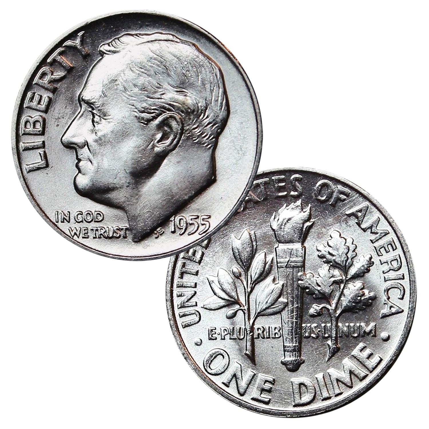 $1 Face - 90% Silver Roosevelt Dimes BU - Random Date