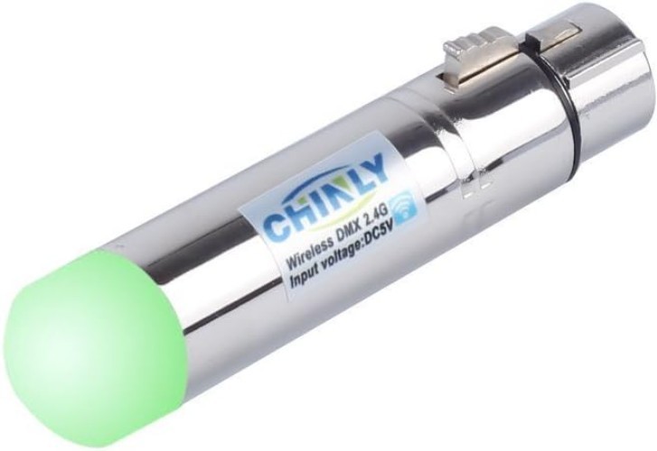 Compact DMX Dfi Wireless Receiver - Real-Time LED Lighting Control, 126 Channels