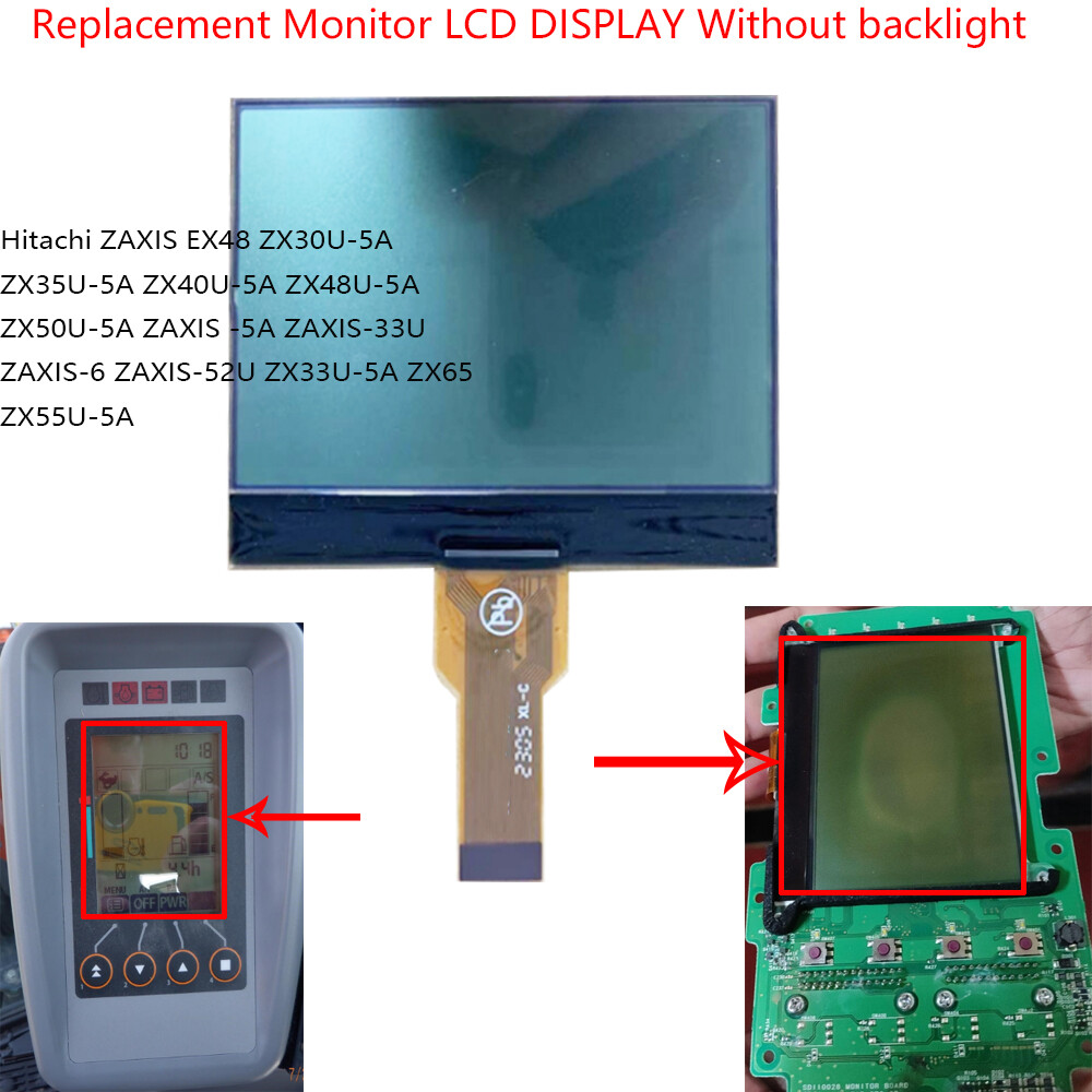 Replacement LCD DISPLAY Monitor John Deere 35G 30G 50G 60G 50P Mini Excavator