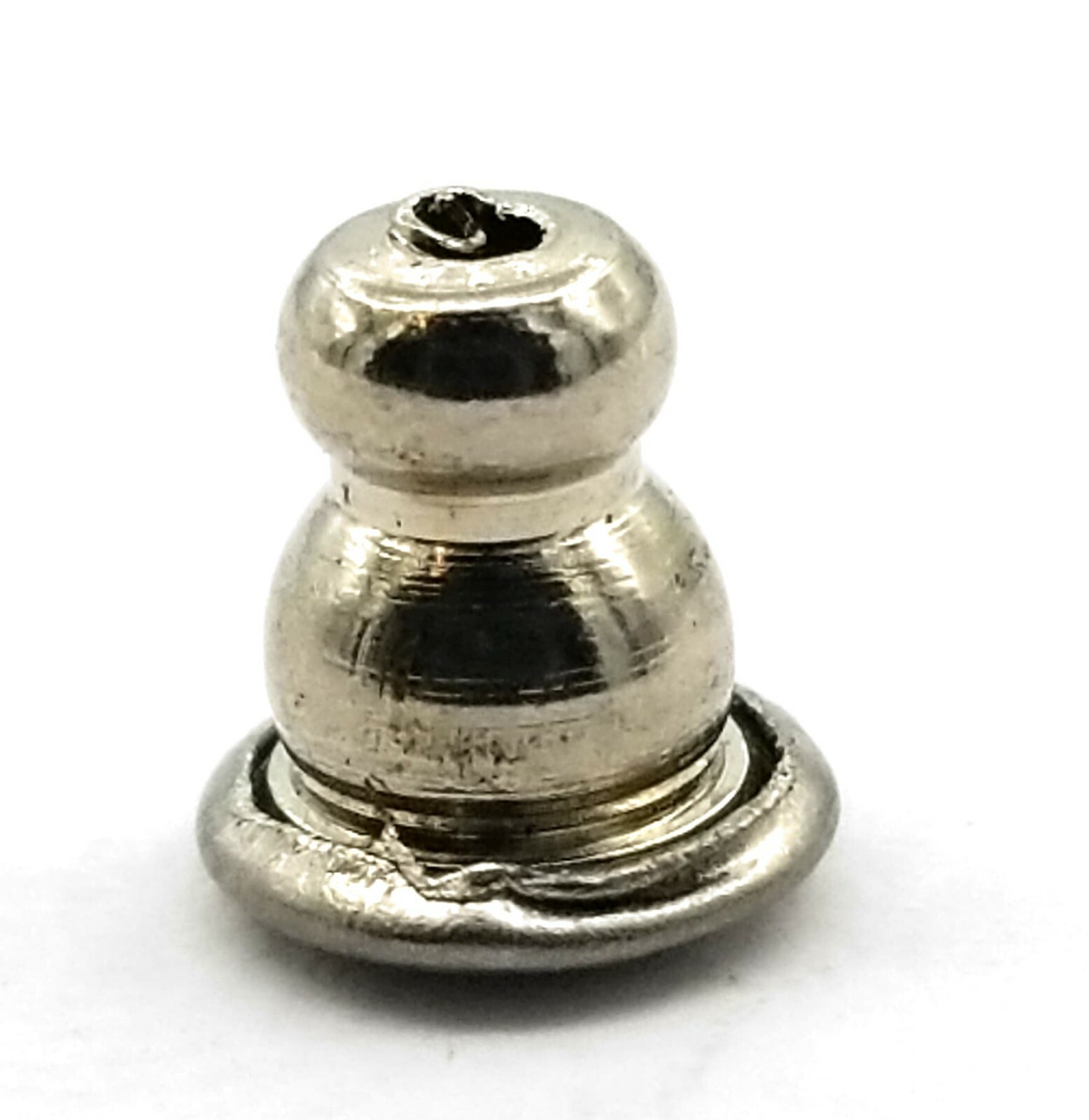 NOS New Silver Tone Stick Pin Brooch Protector Safety Catch 10 pieces  #OK730