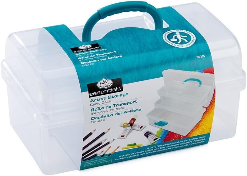 Royal Langnickel Artist Supplies Storage Carry Box Case