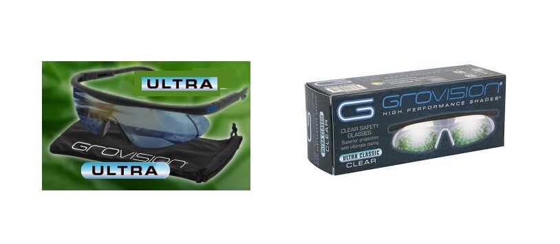 GROVISION Ultra Shades UV Safety Glasses Lights in Grow Rooms SAVE W/ BAY HYDRO